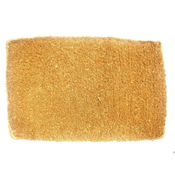 1 Thick Low Clearance Kempf Natural Coco Coir Doormat 24-Inch by 48-Inch 